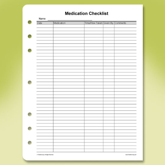 Medications List