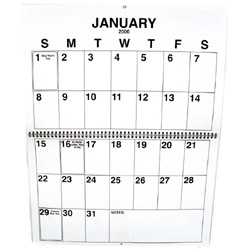 Large Print Wall Calendar