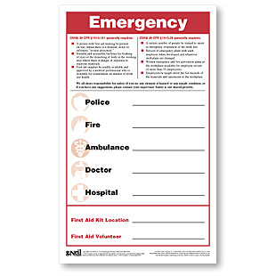 Emergency Phone Numbers